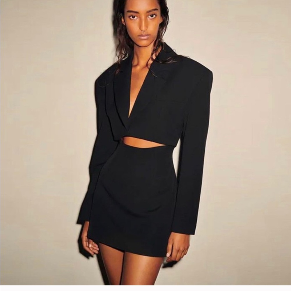 Limited Edition Zara Cut out Blazer Dress - NWT